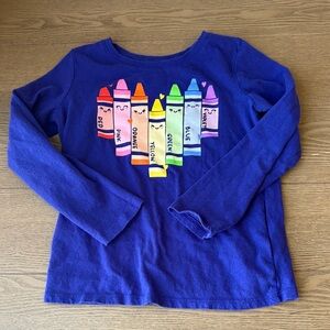 The Children's Place Blue Crayon Long Sleeve Tee
